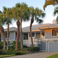 blue house