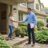 What happens during the first professional pest control visit?