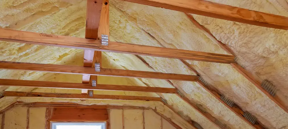 insulation in an attic