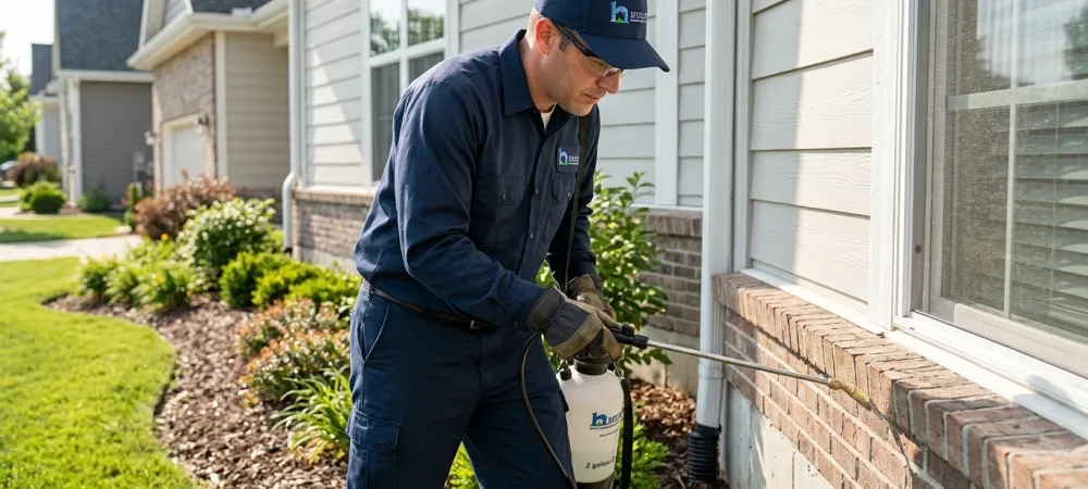 Does professional pest control require treating the entire house?